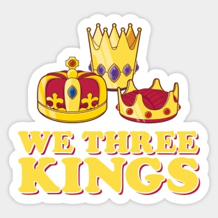 We Three Kings Sticker